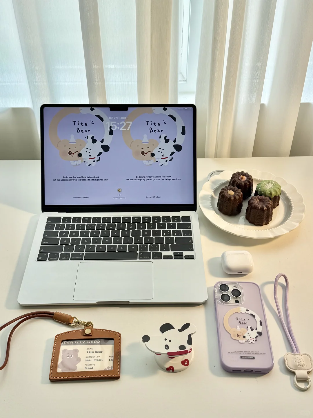 给电脑换上了可爱的TitaBear壁纸