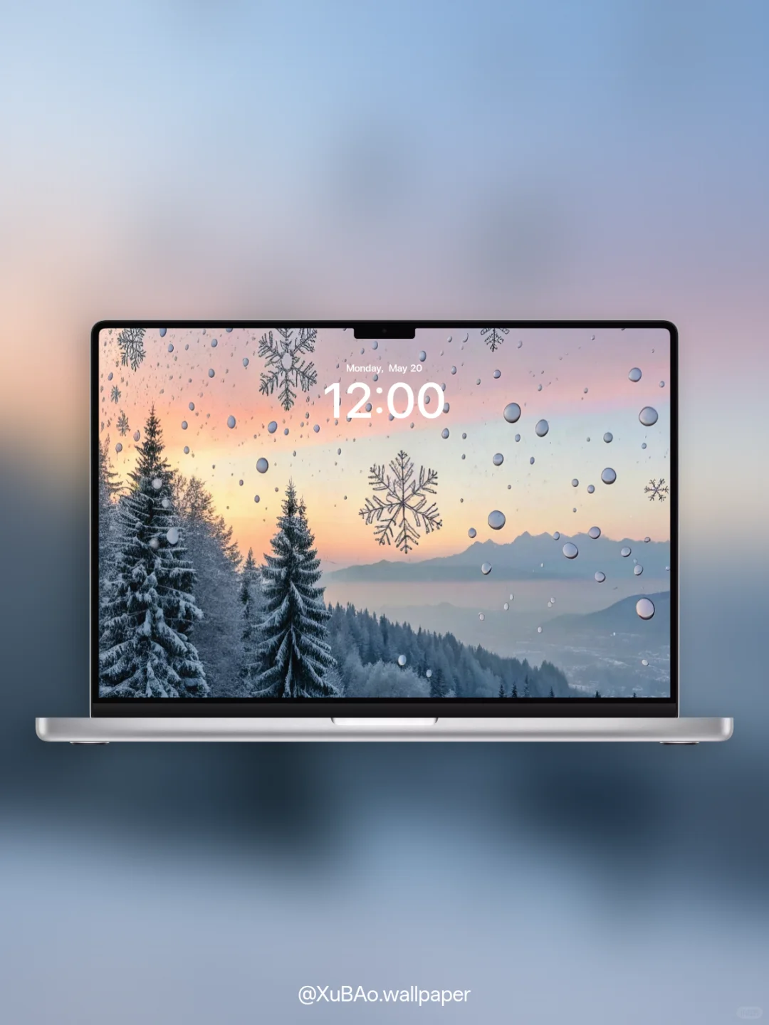 C2548 | 4k壁纸 | 冬窗雨雪