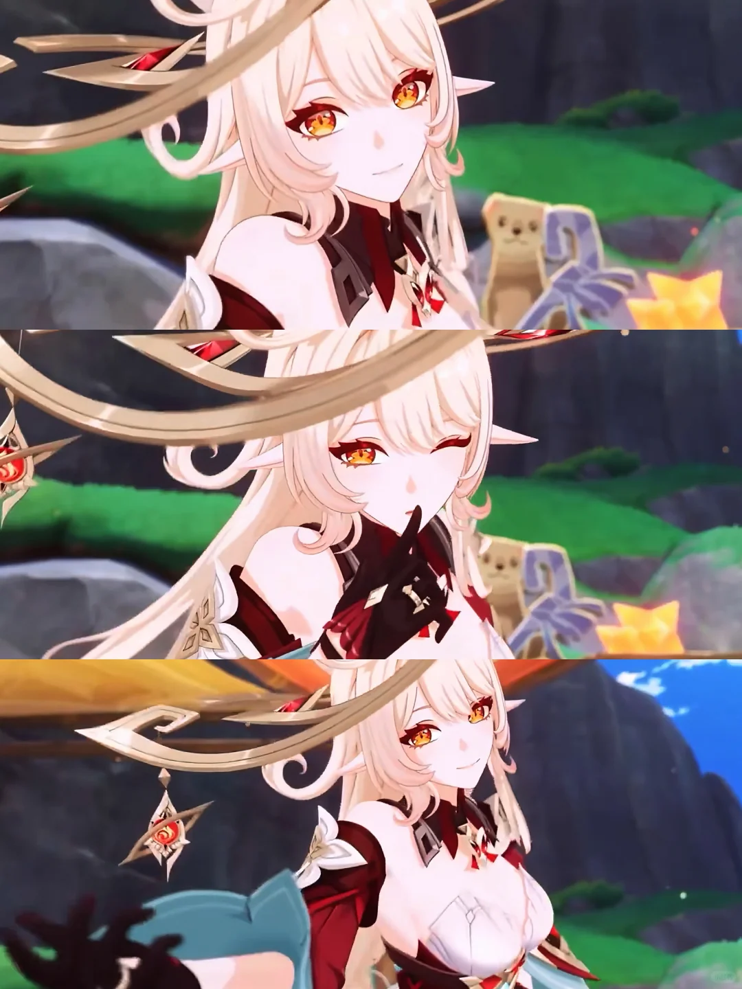 艾莉丝的面部建模特别有成女感…！