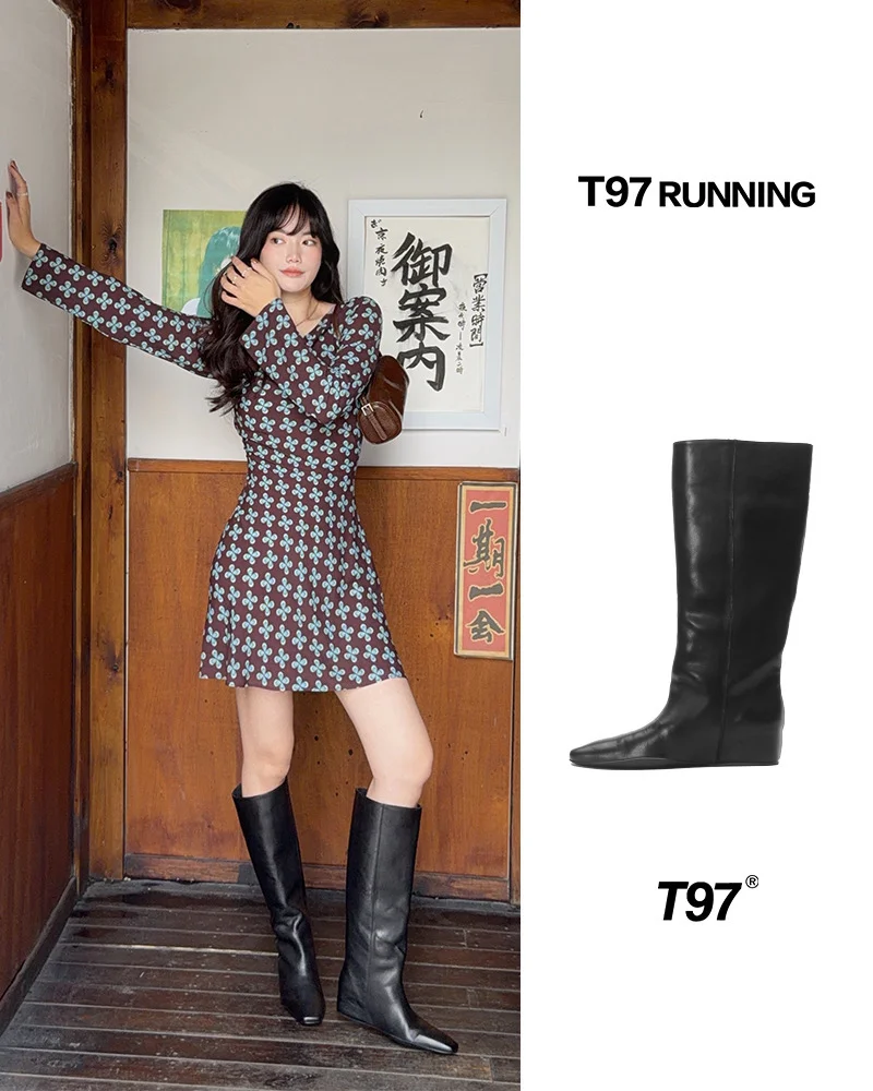 T97girls｜长腿神器，巨显瘦的超模靴