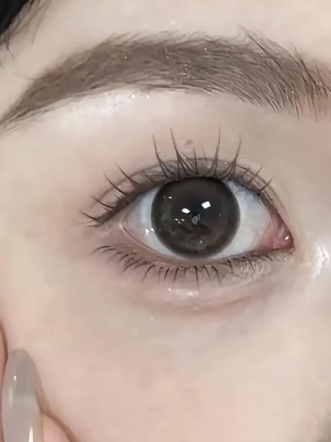 我勒个豆！咋有这么细这么自然的睫毛子！！