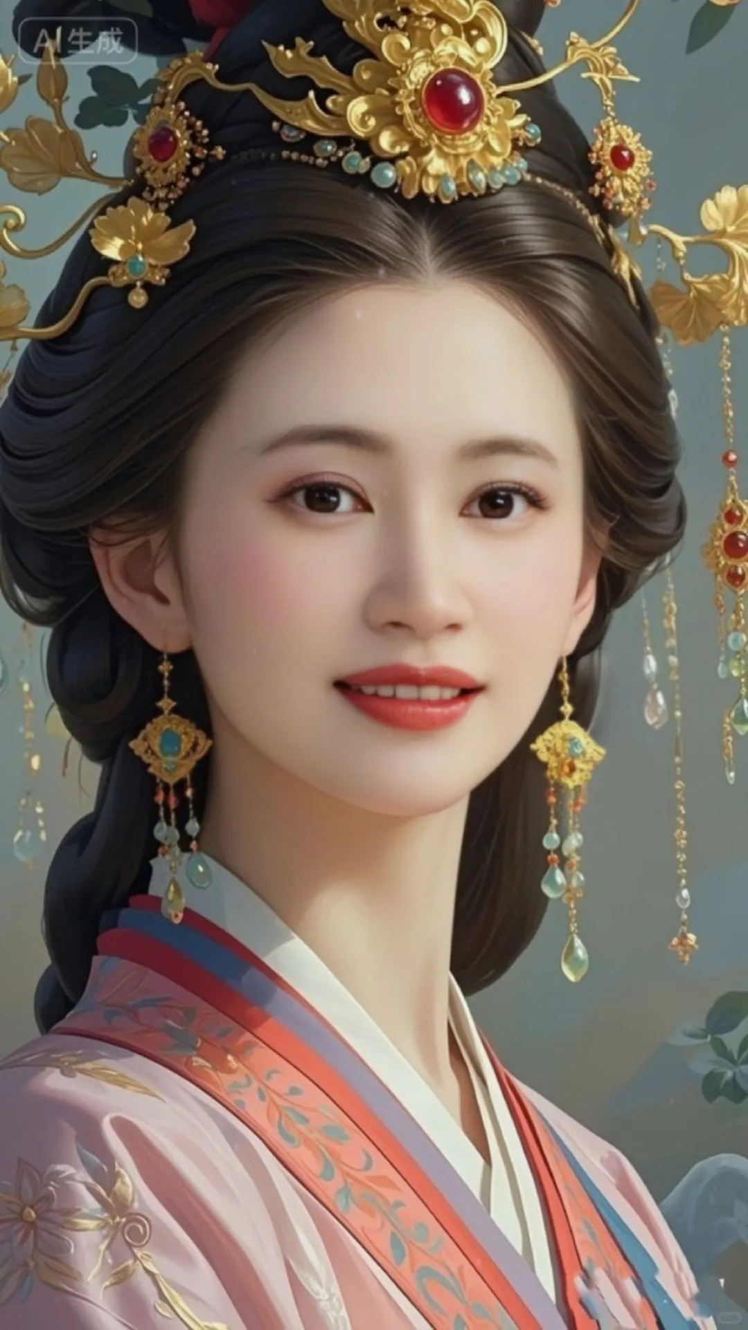 清冷的女生，抖音眨眼融合