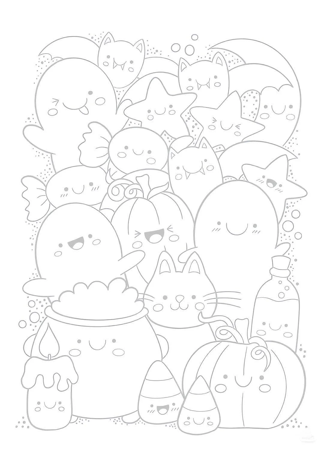 上班摸鱼线条画来咯！