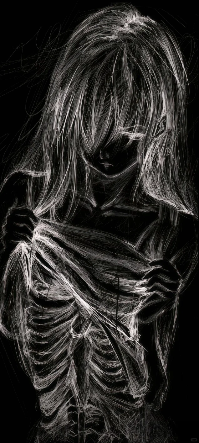 𝑾𝒆𝑪𝒉𝒂𝒕 | 一眼心动黑白动漫壁纸