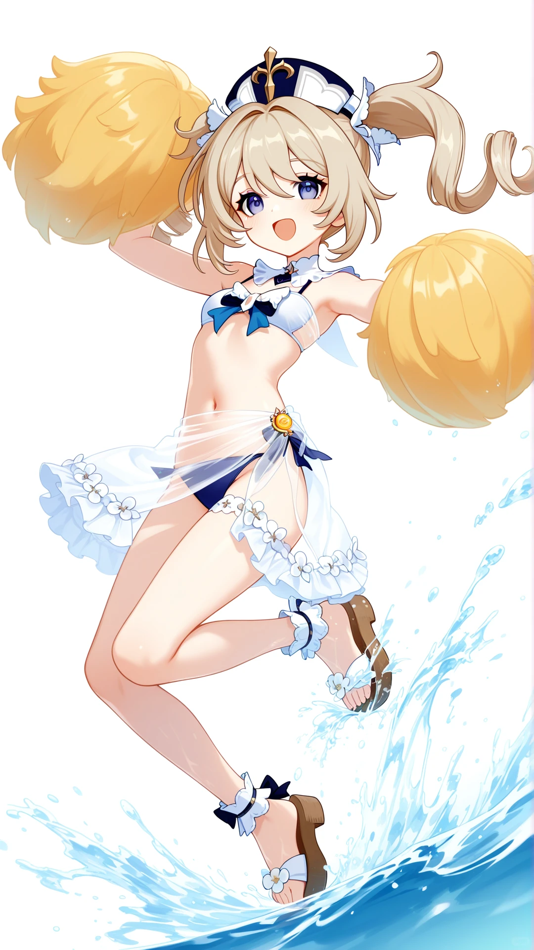 【原神同人】芭芭拉的绝美泳装