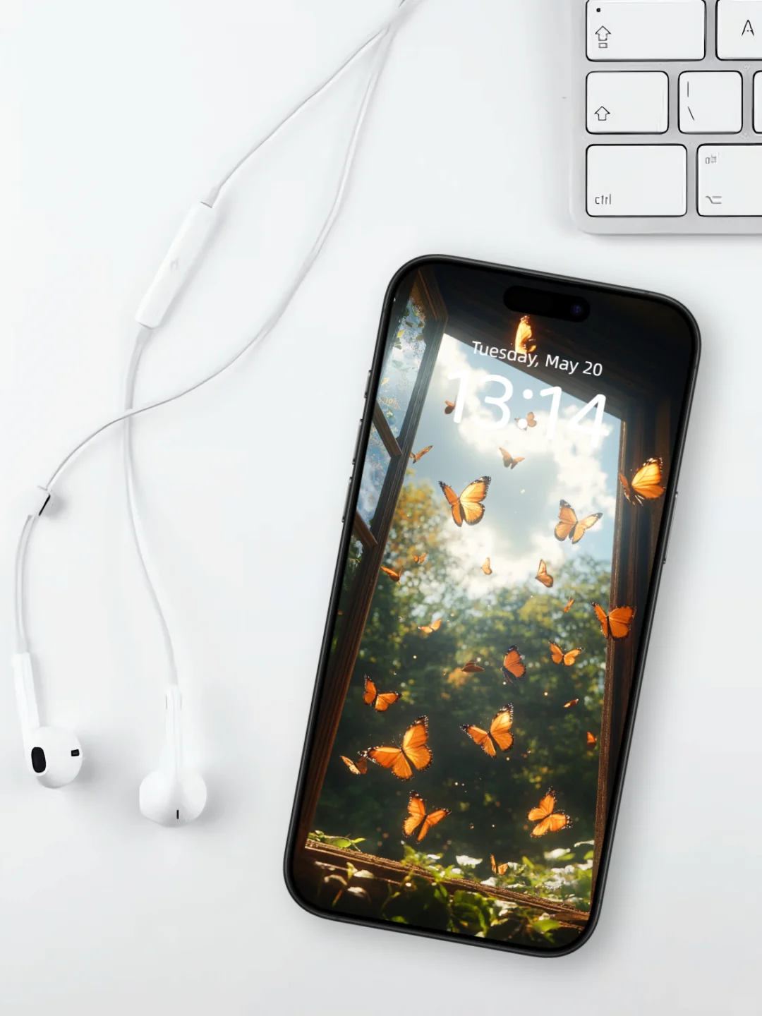 蝴蝶壁纸 l 盛夏的邂逅