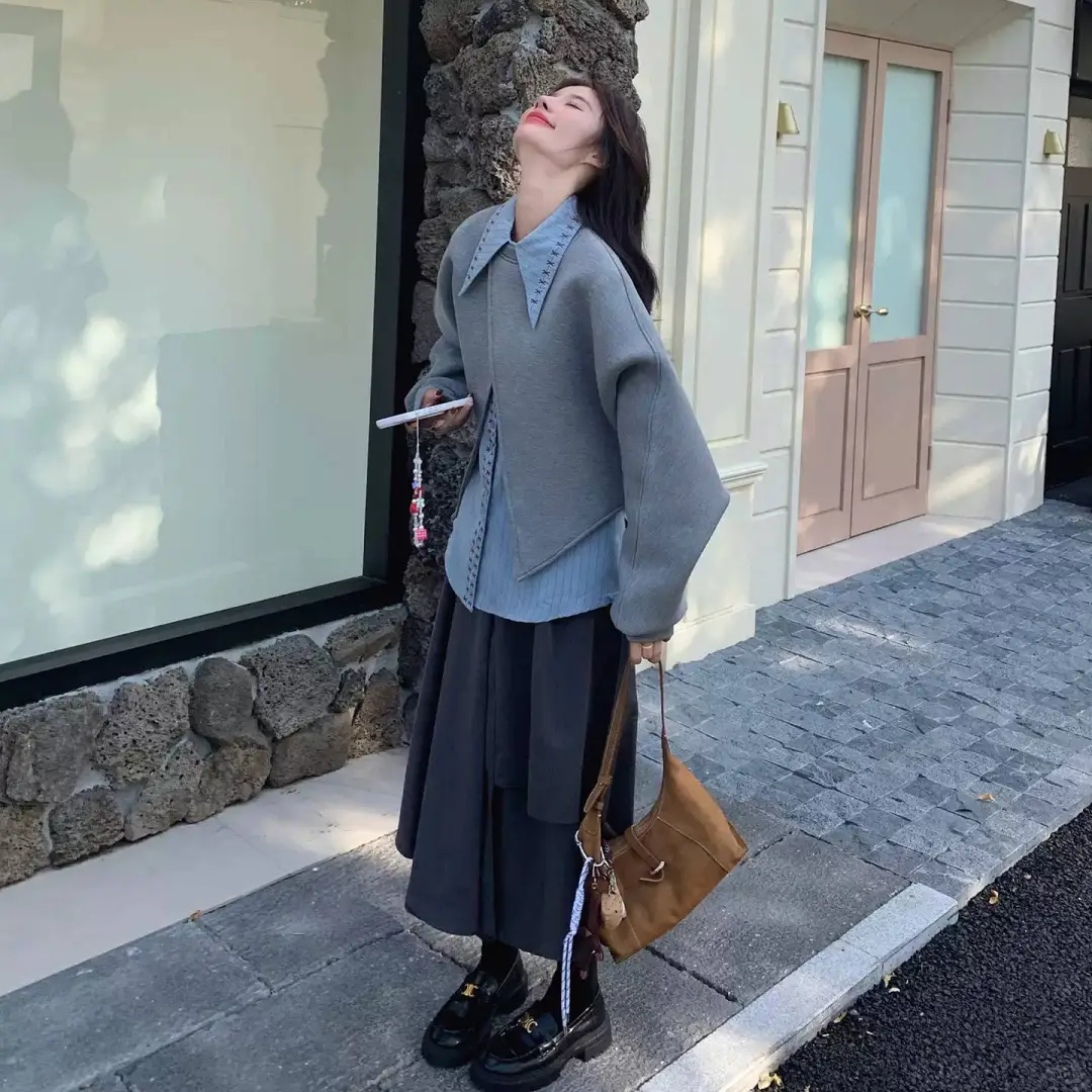 ⚡️韩系学院风休闲套装女2025秋季新款设