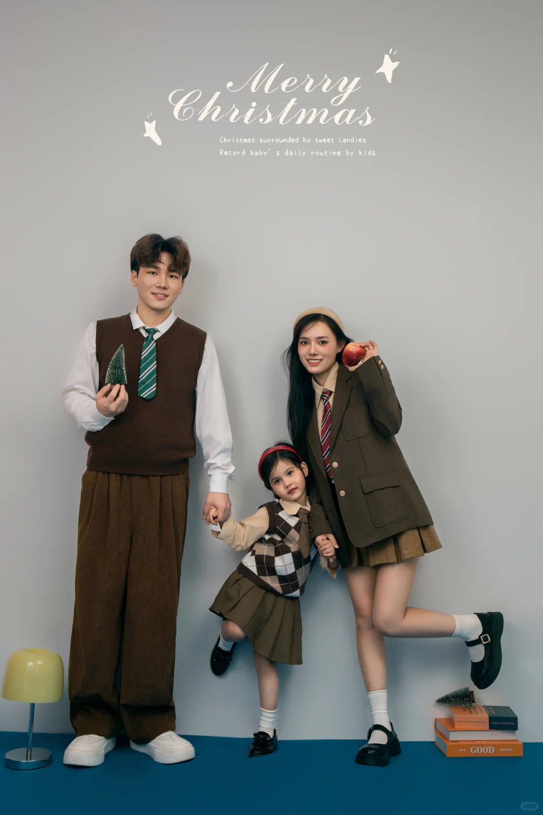 金华亲子照｜圣诞氛围感全家福，超有爱❤️