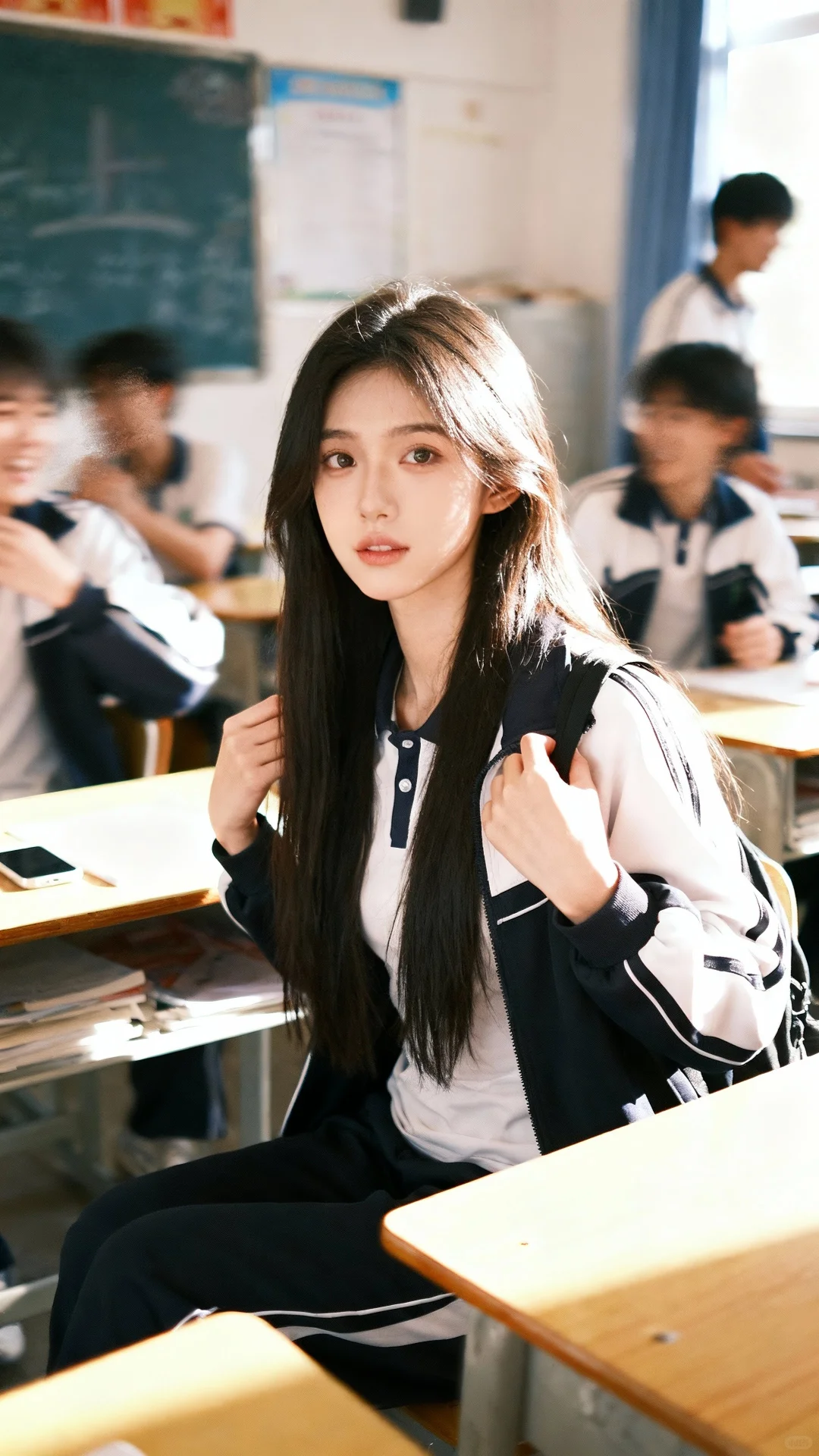 我的少女时代，高中时期剧照😍