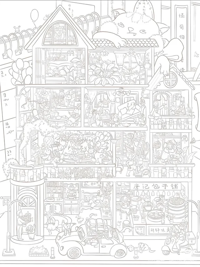 线条画这么难嘛！