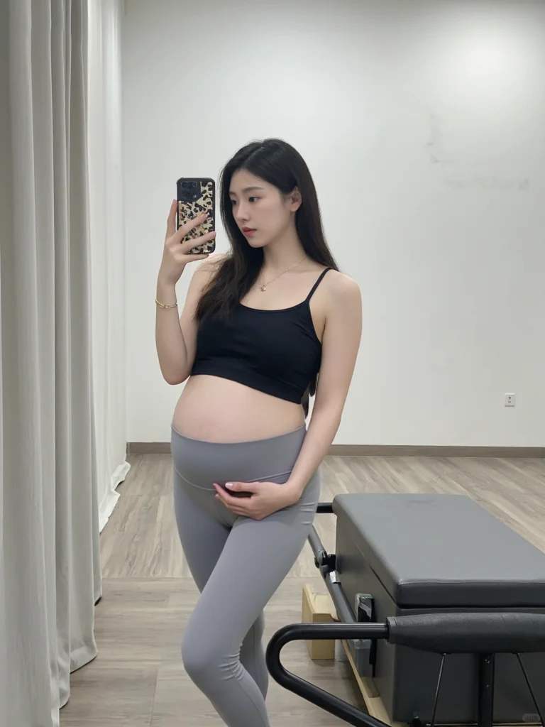 大肚子找瑜伽裤好难！幸好这条弹力拉满~