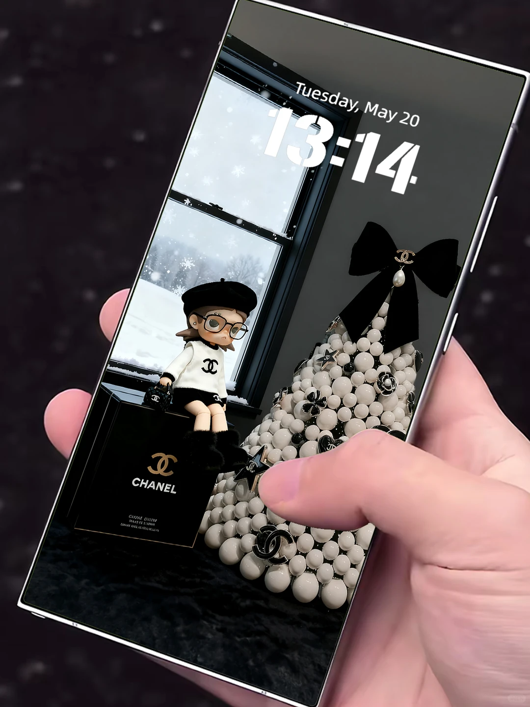 Y251 圣诞树壁纸 |Zsiga&CHANEL香奈儿