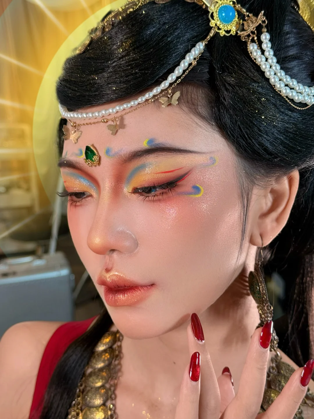 敦煌飞天造型#合肥婚礼跟妆