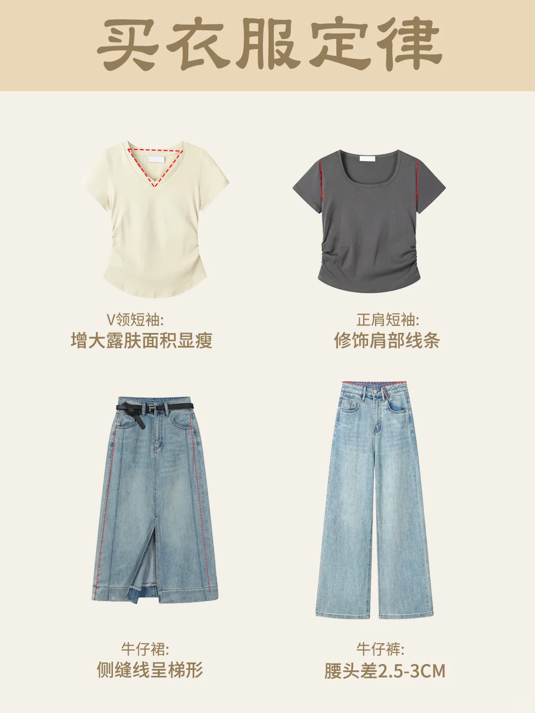 🔥根据身材选衣不踩雷