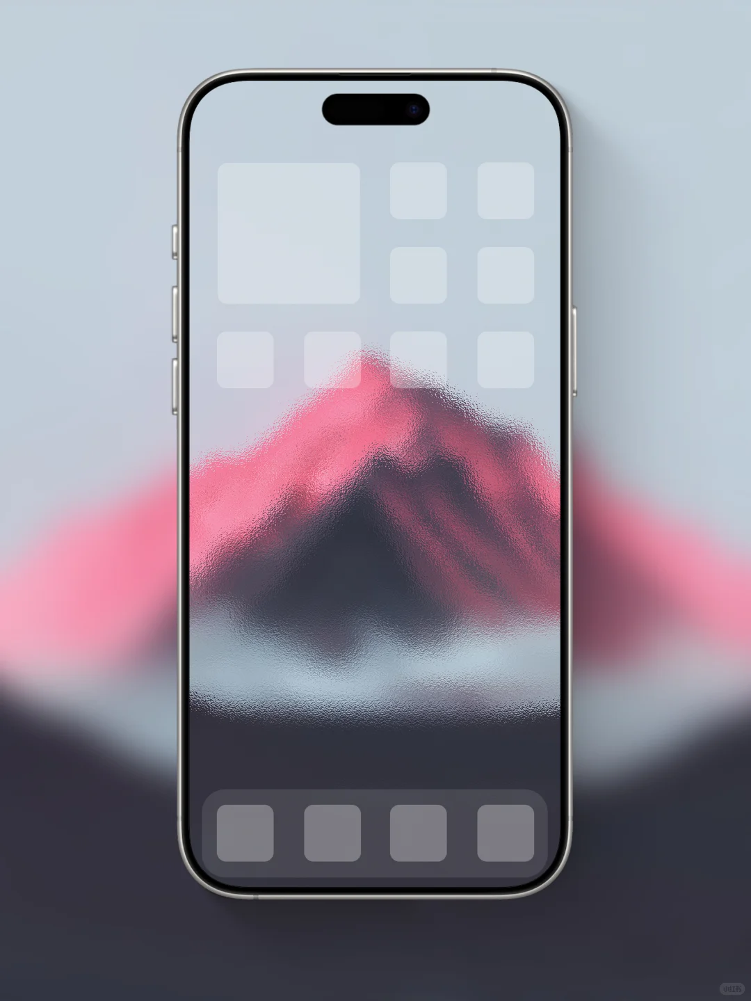 ipad&手机壁纸｜高清4K｜氛围感｜粉岭叠雾