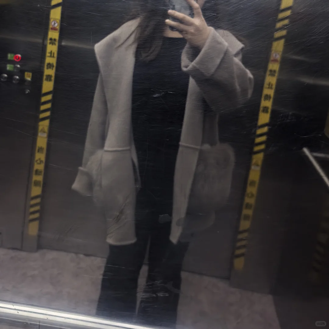 四千金狐狸毛口袋大衣