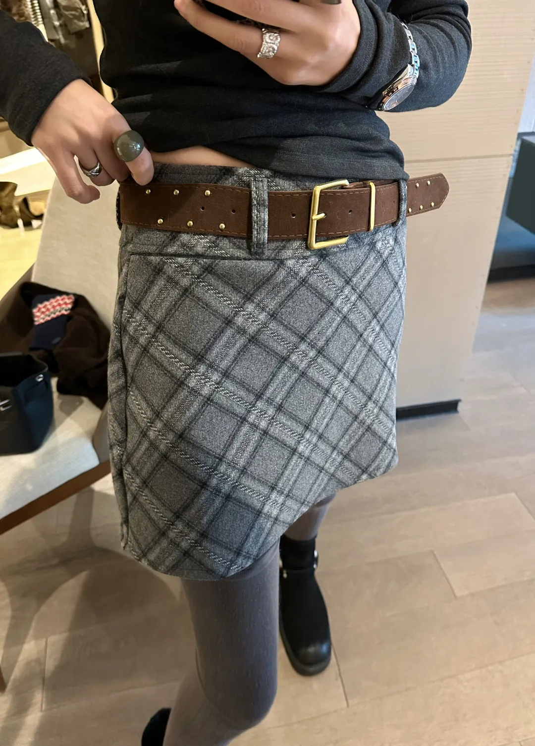 半身裙的实用叠法