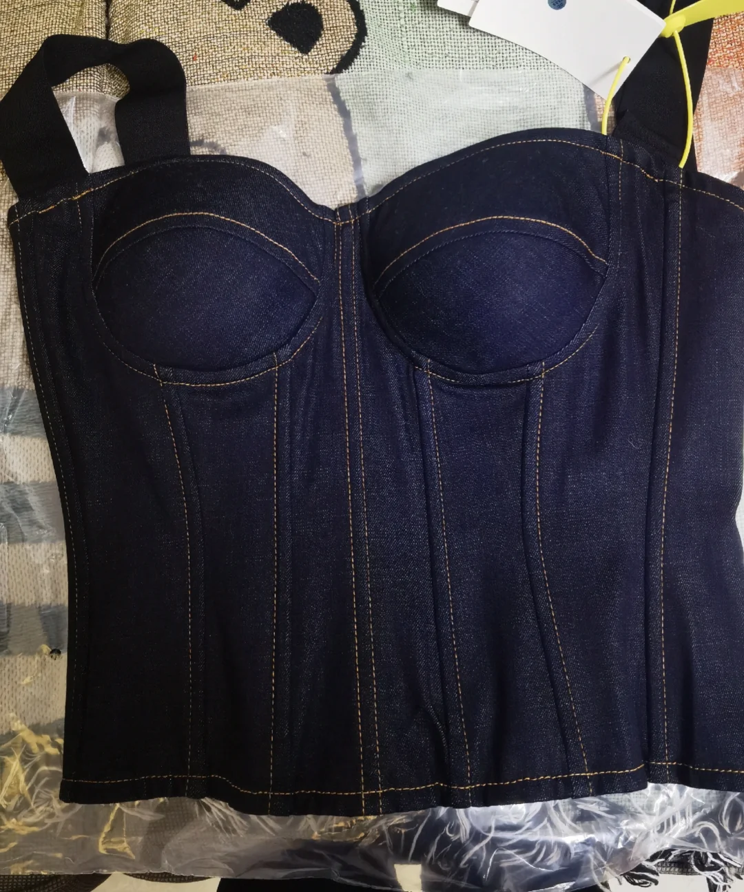 lanyi鱼骨胸衣：平牛仔全新置换！