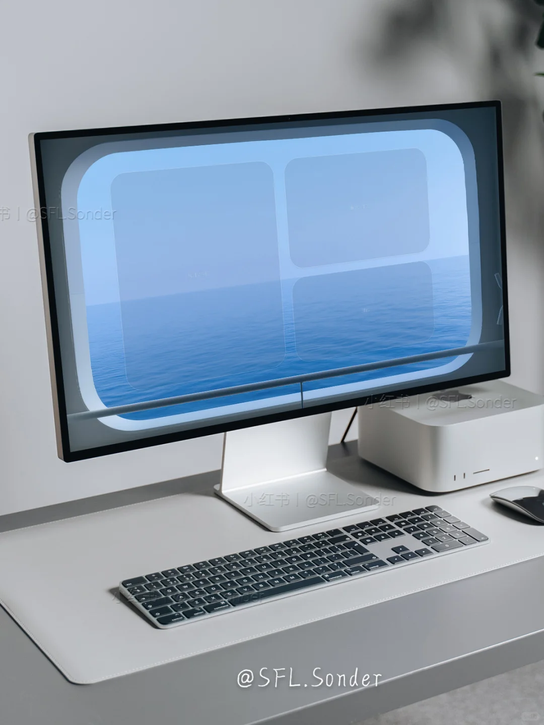 悬窗海面.#电脑窗景壁纸