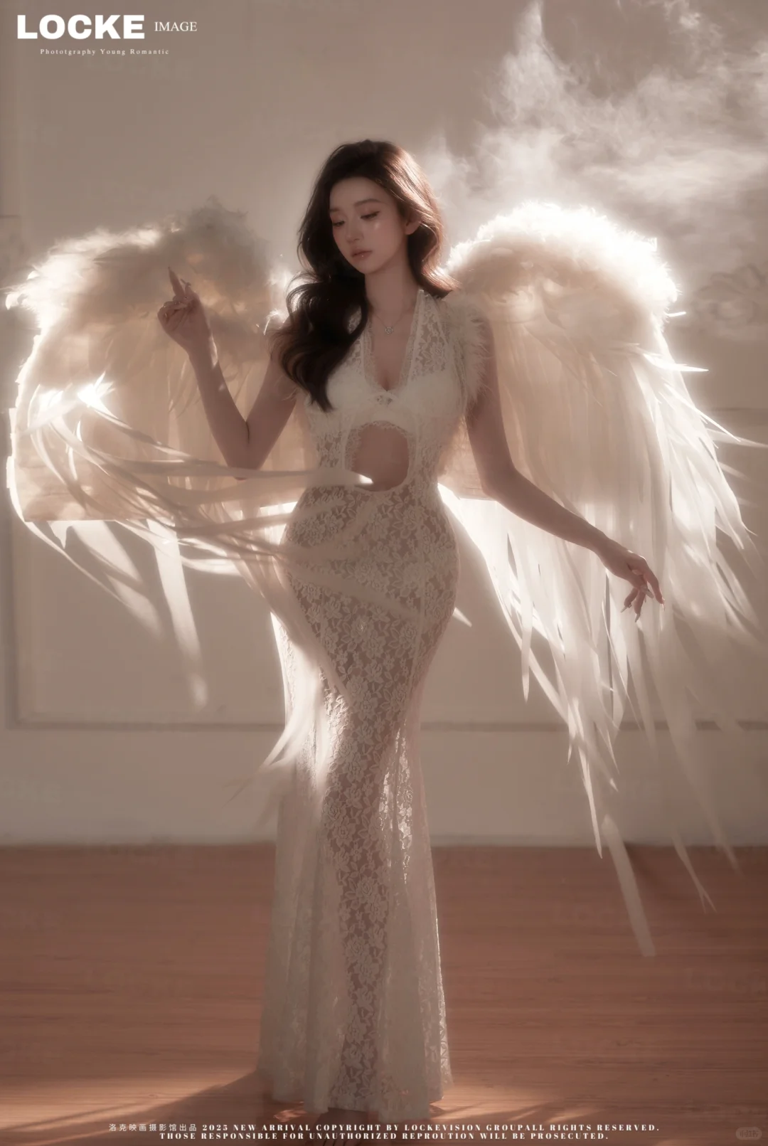 被天使翅膀吸引💓😍