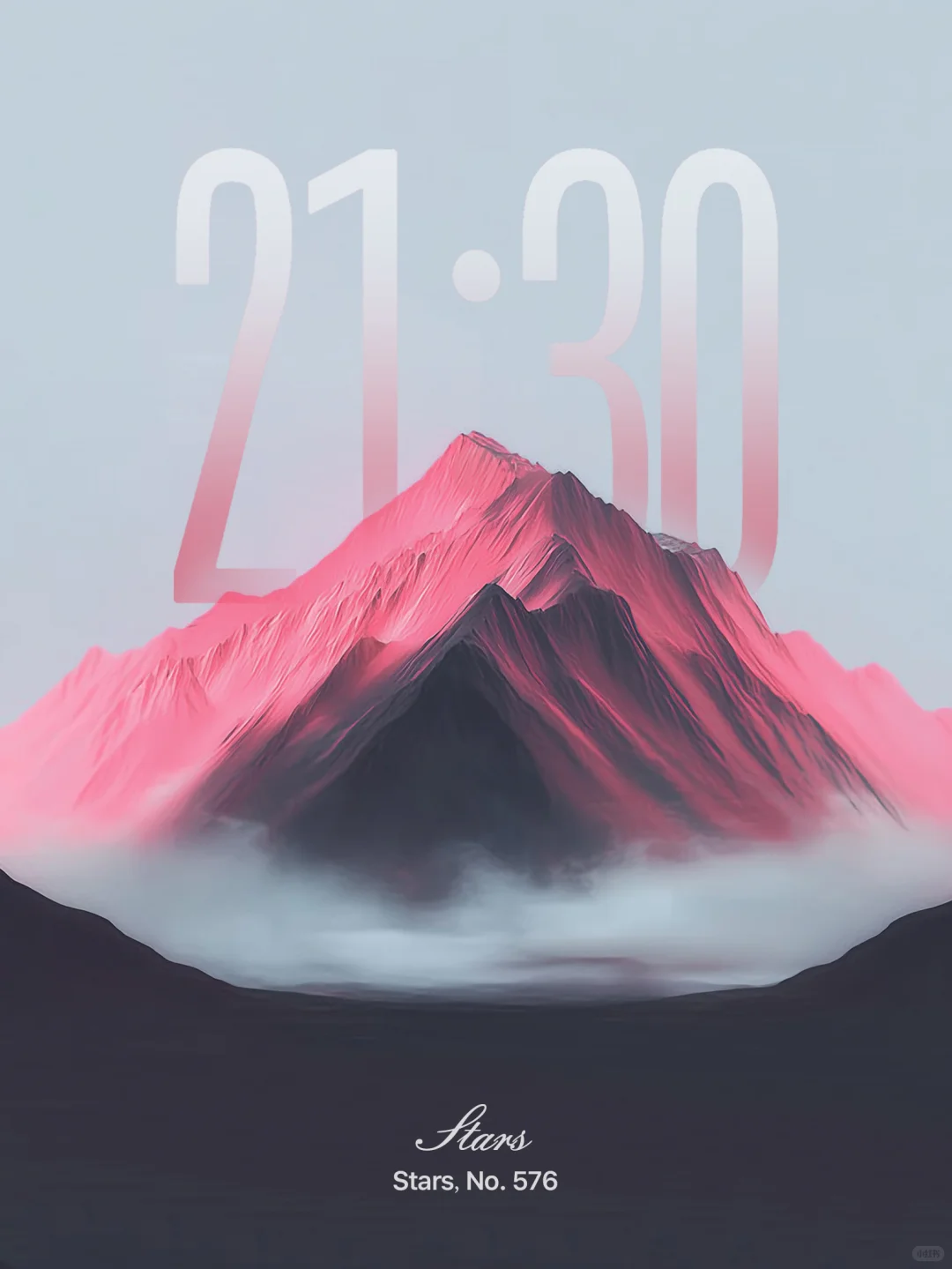 ipad&手机壁纸｜高清4K｜氛围感｜粉岭叠雾