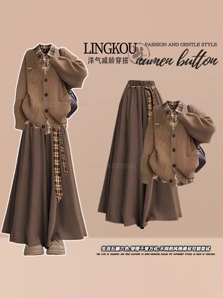 这个秋天爱上了半身裙穿搭