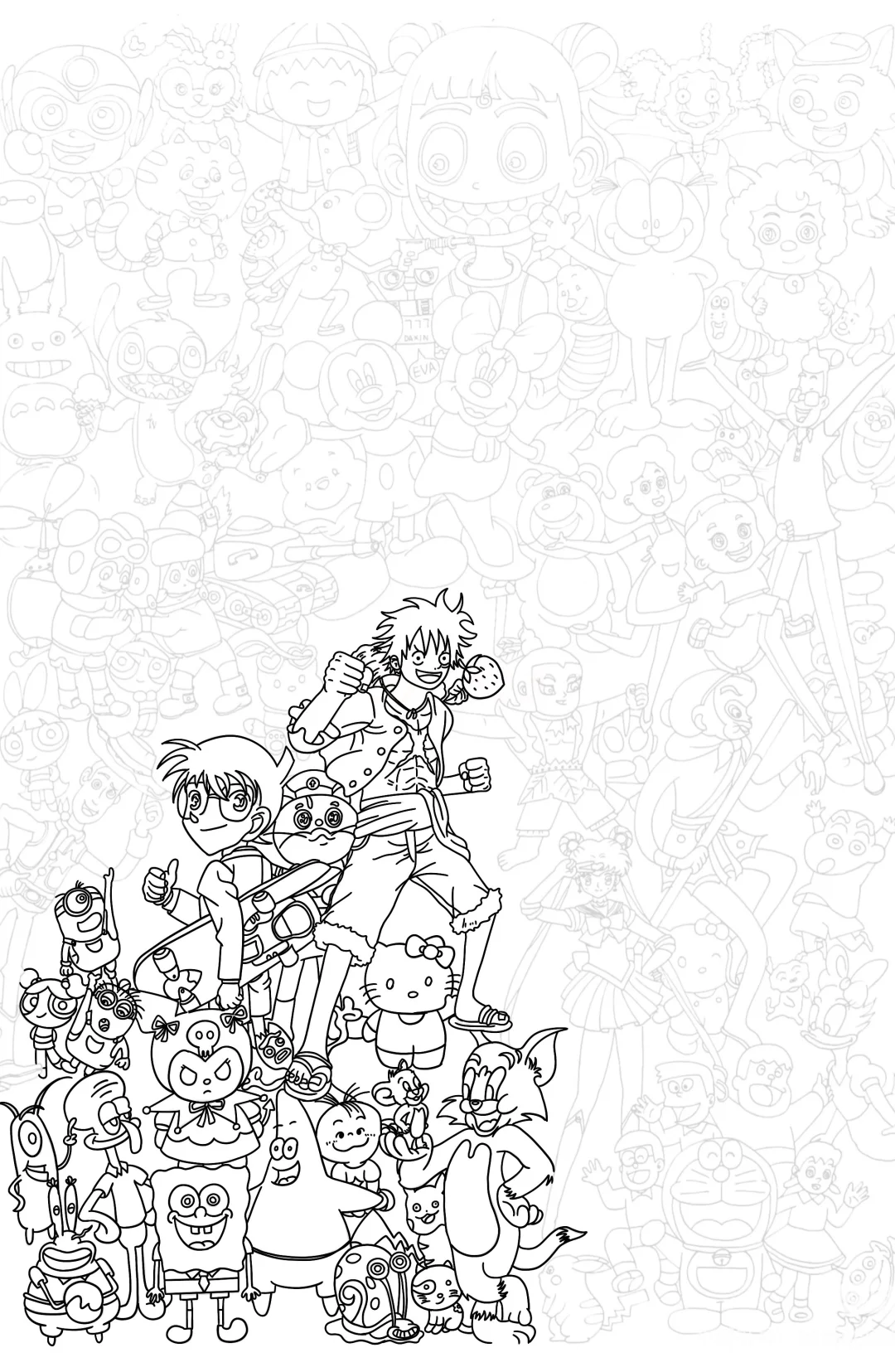 动漫人物大集合控笔来咯