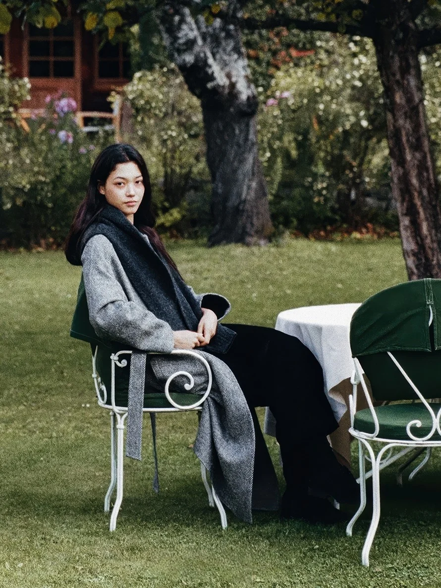 文艺范的法日混血模特美佳