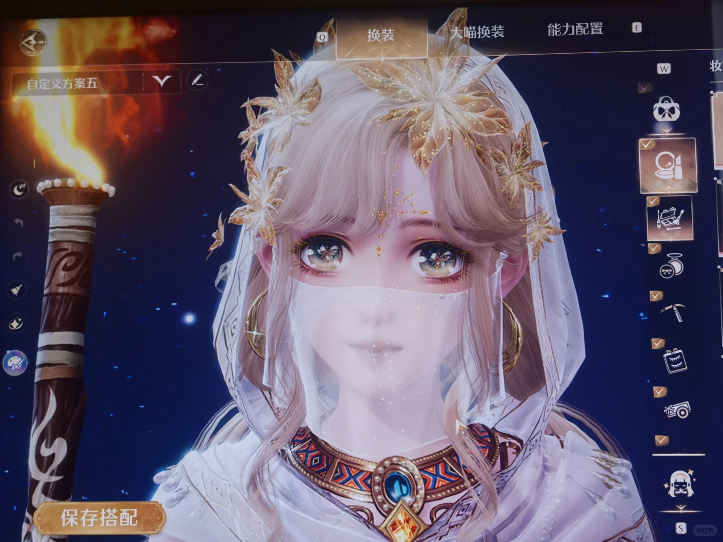 咪的天，好伟大的一张脸