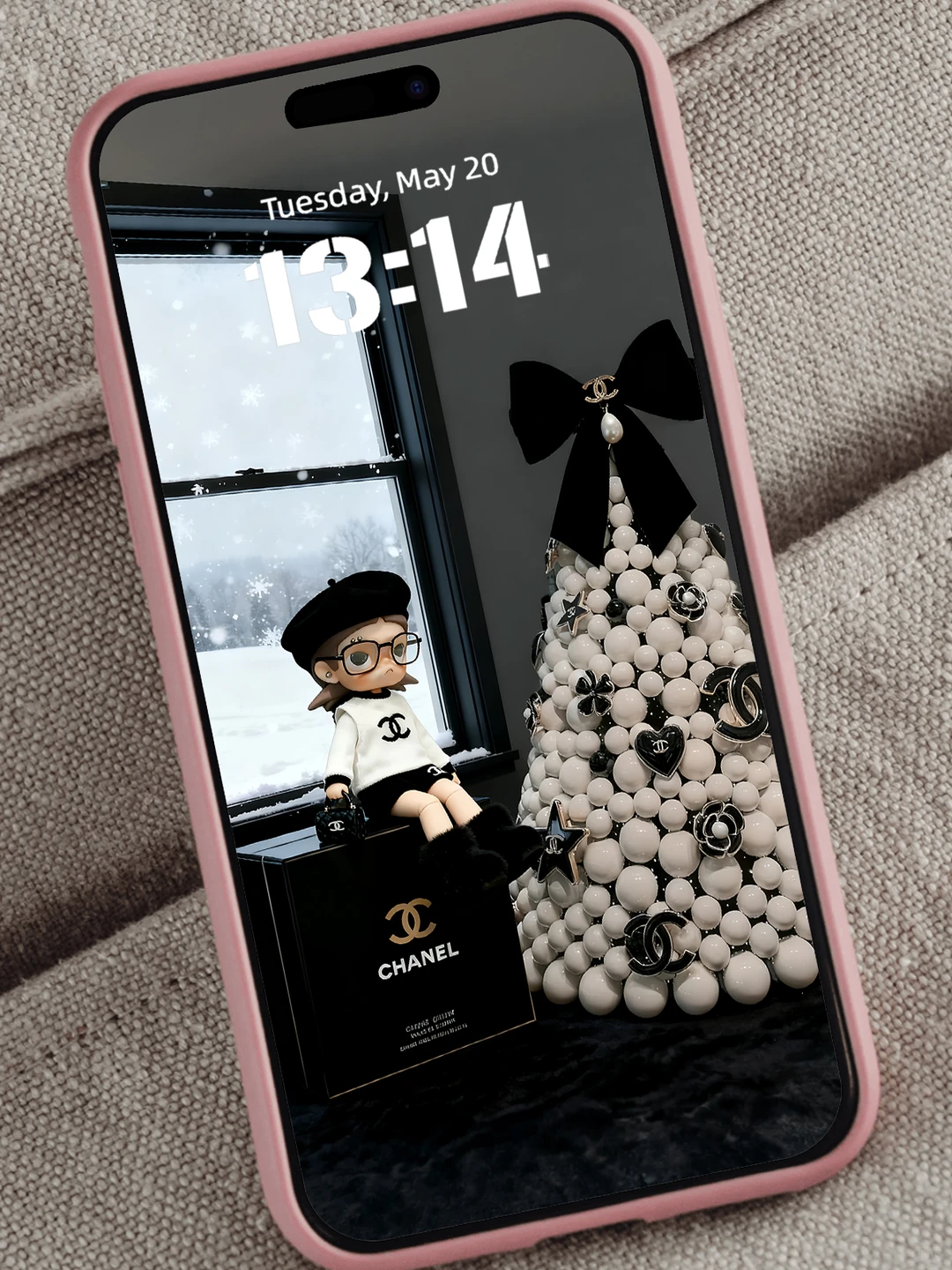 Y251 圣诞树壁纸 |Zsiga&CHANEL香奈儿