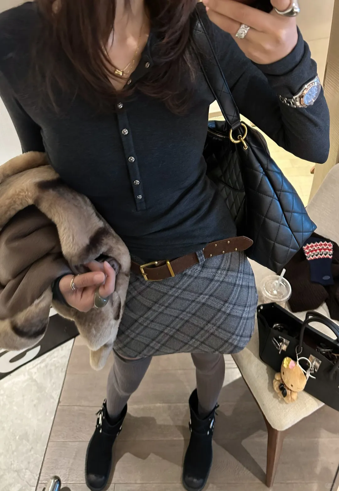 半身裙的实用叠法