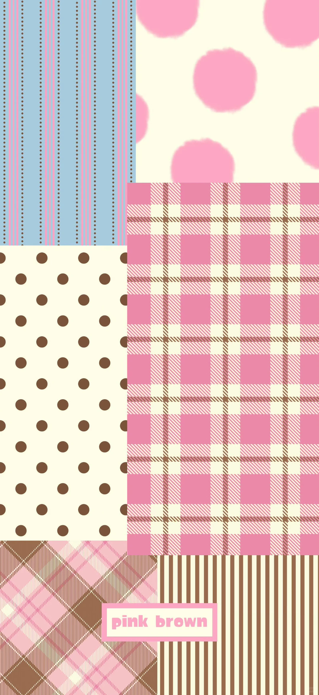 复古格子拼接小众图案简约壁纸/平板壁纸