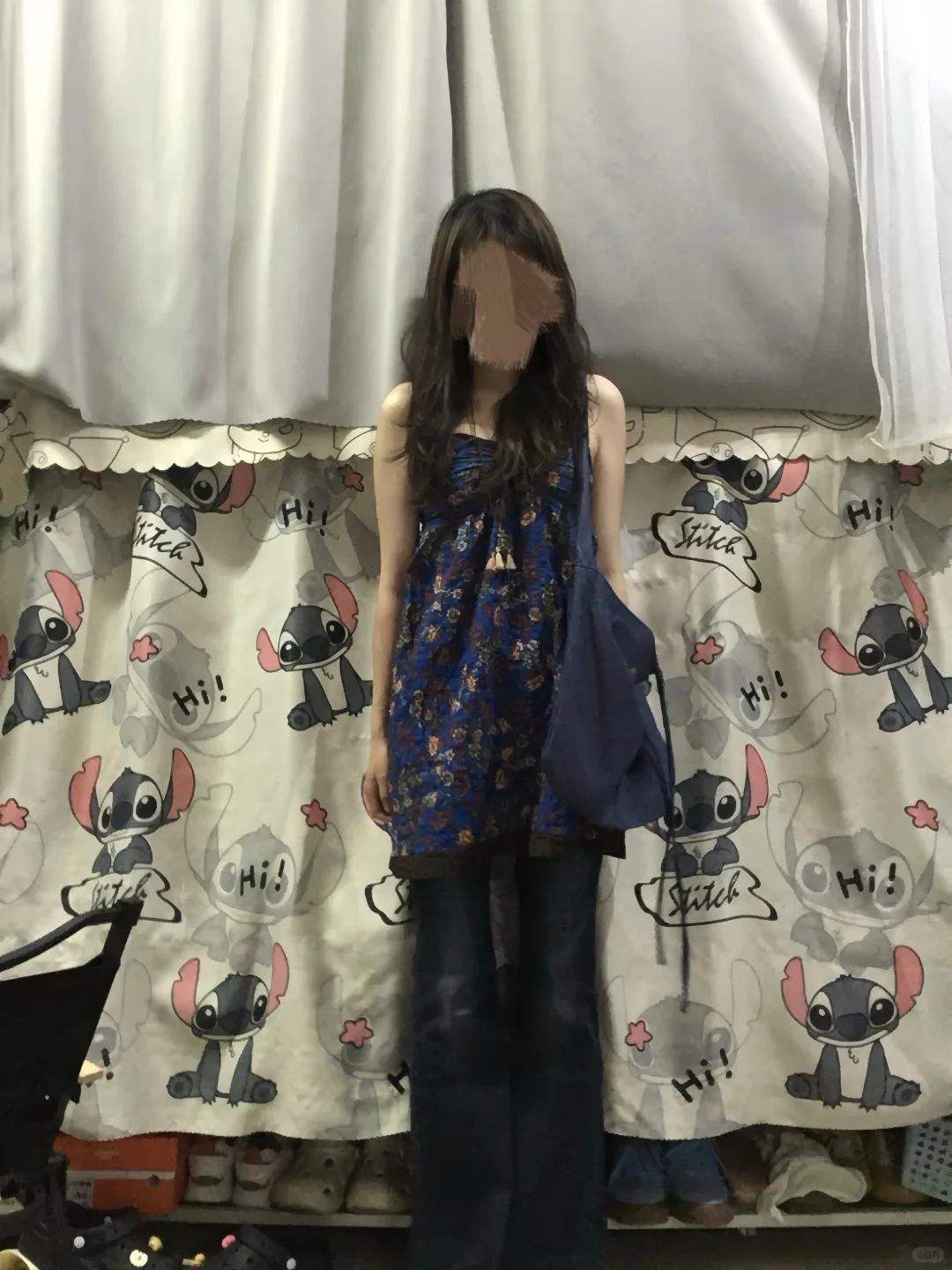 不到30块的上衣这样搭有古早感吗