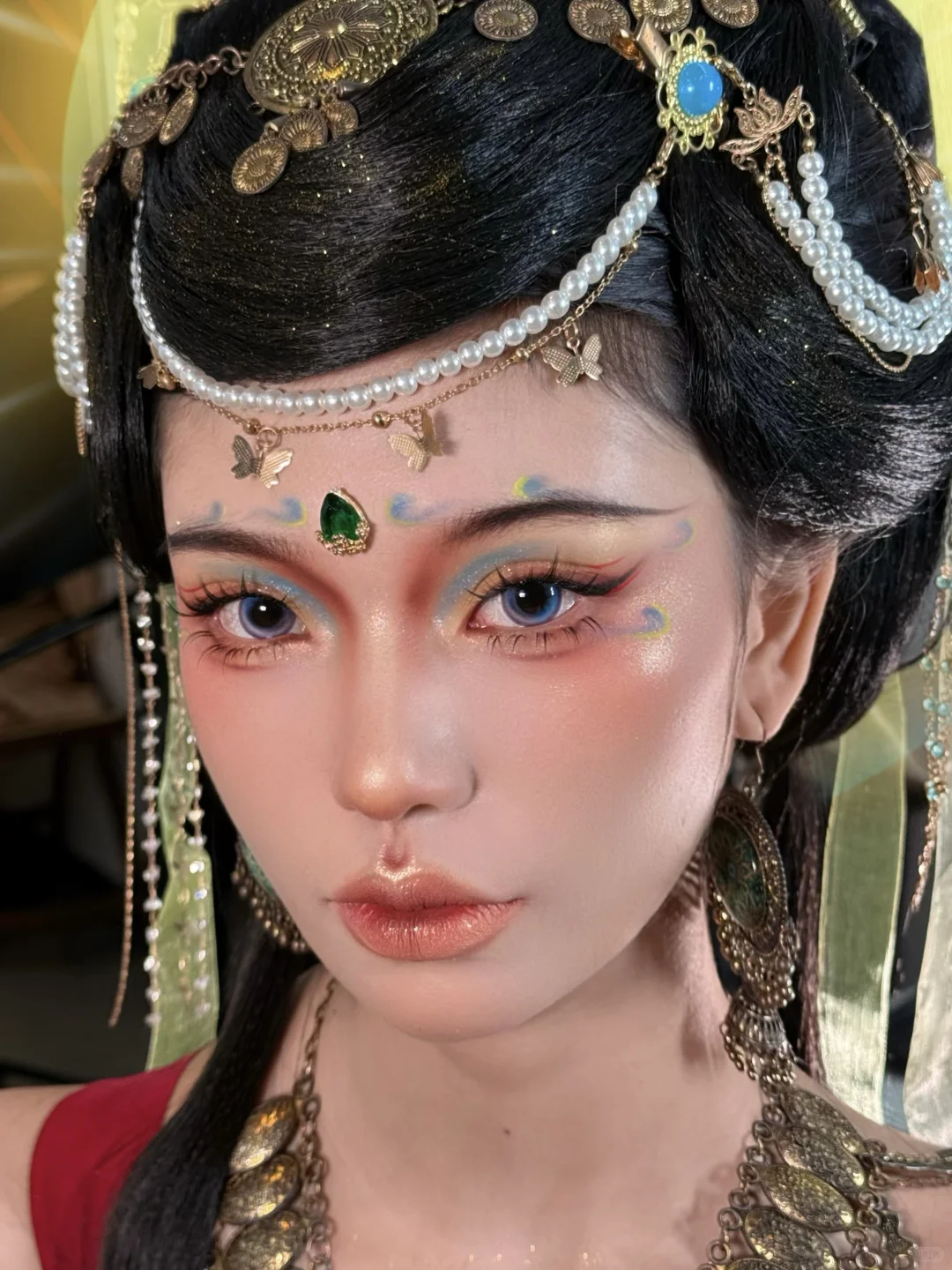 敦煌飞天造型#合肥婚礼跟妆