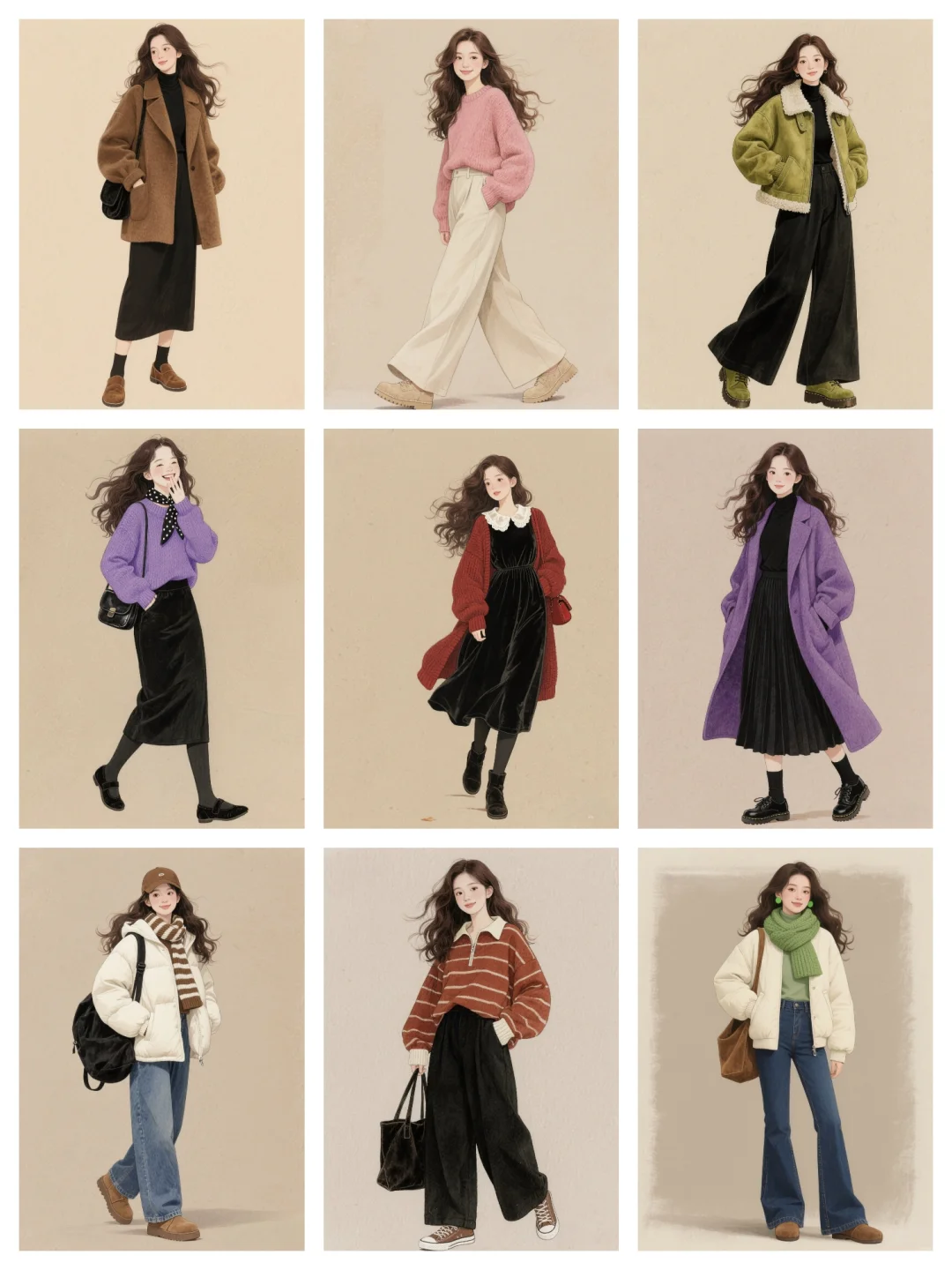 秋冬穿搭合集、谁穿谁好看系列🍂