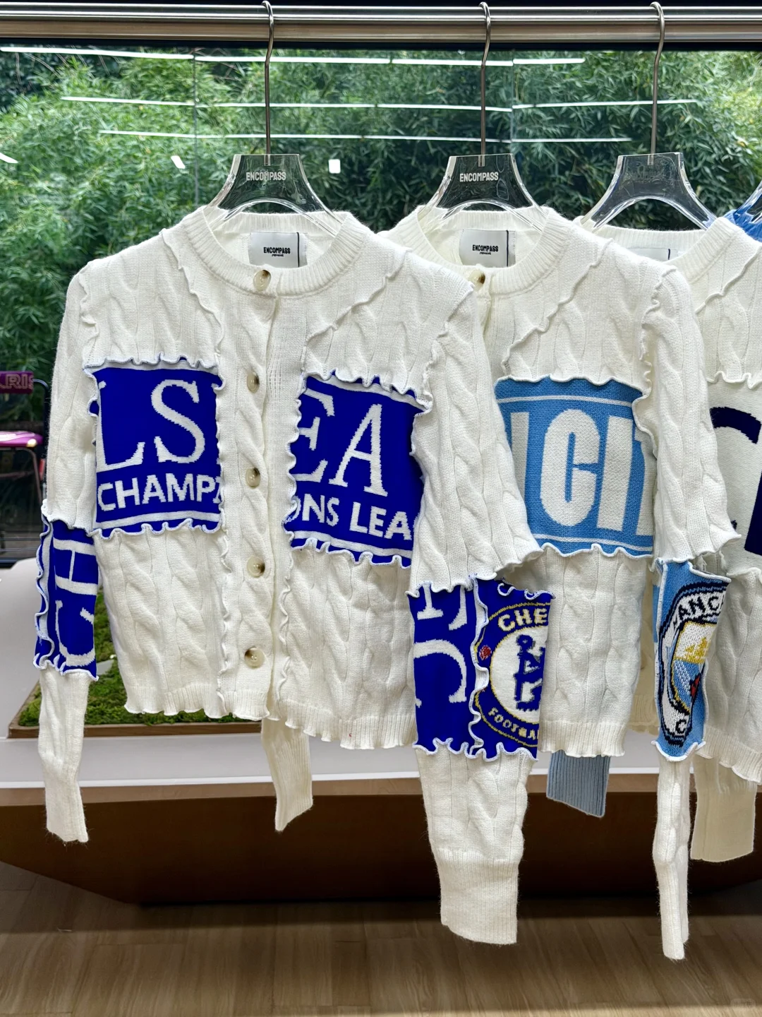 上海Blokecore辣妹REMAKE柔系美式毛衣开衫