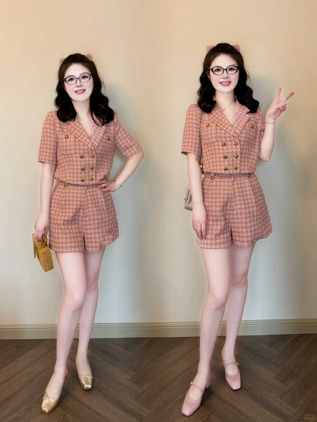 假期出游穿搭～粉色娇嫩，你如今几岁了