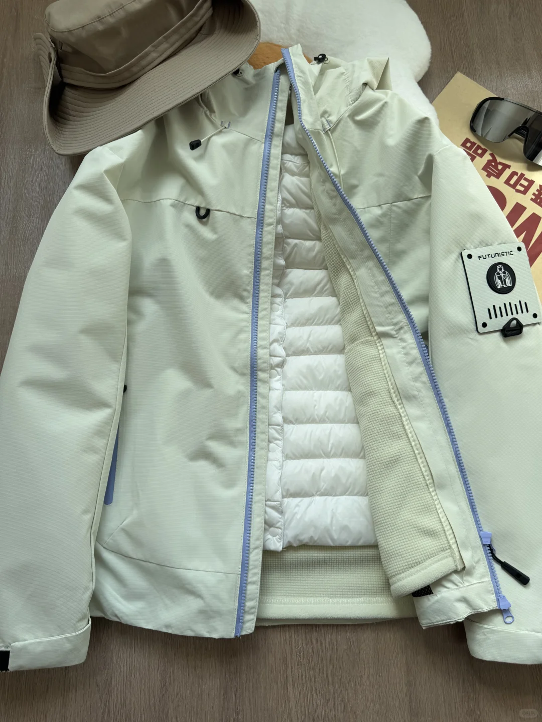 live原图｜近期剪吊牌zui快的雪霁黄冲锋衣！！