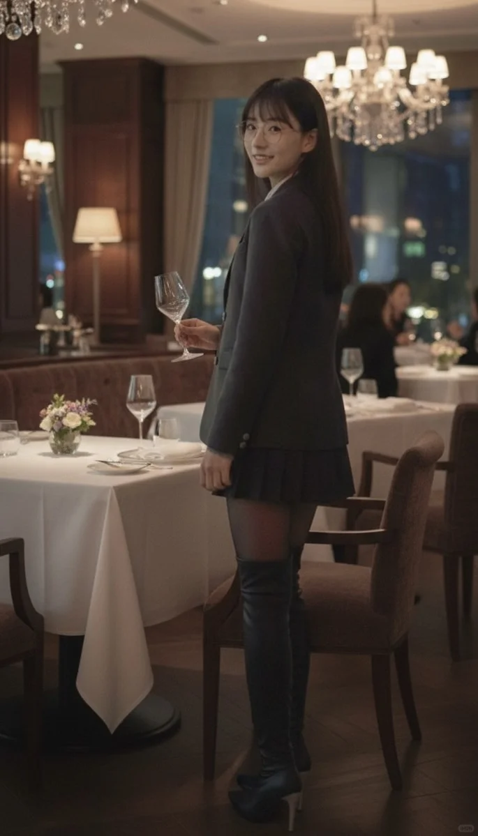 长靴黑丝、氛围感拍摄、长靴黑丝、氛围感拍摄