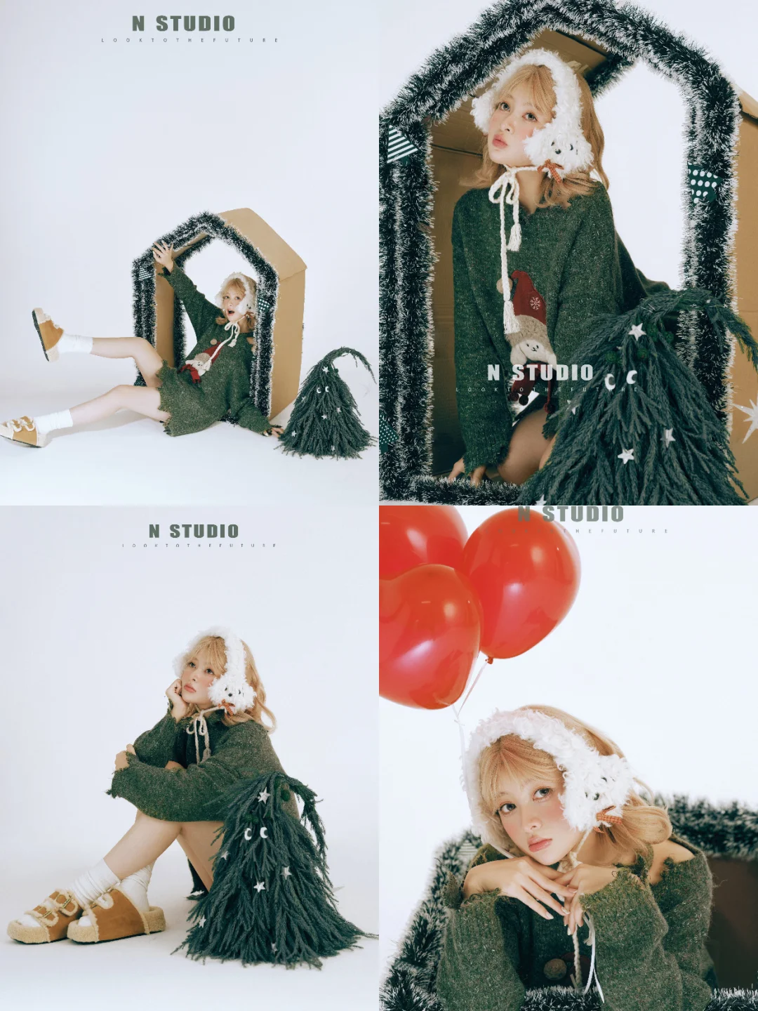 圣诞氛围直接焊在身上啦🎄