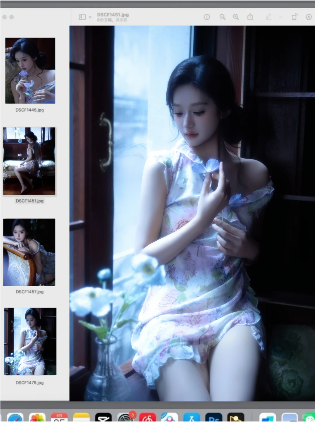 融进光影里的紫色私房写真🍇