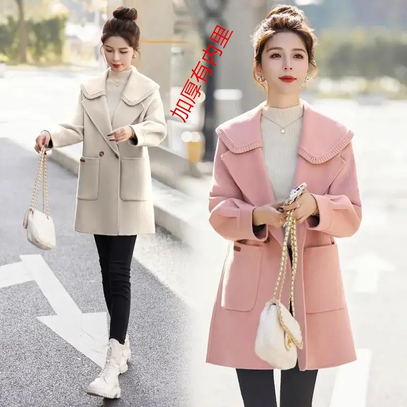 时尚毛呢大衣女2025秋冬季新款高级感🌈