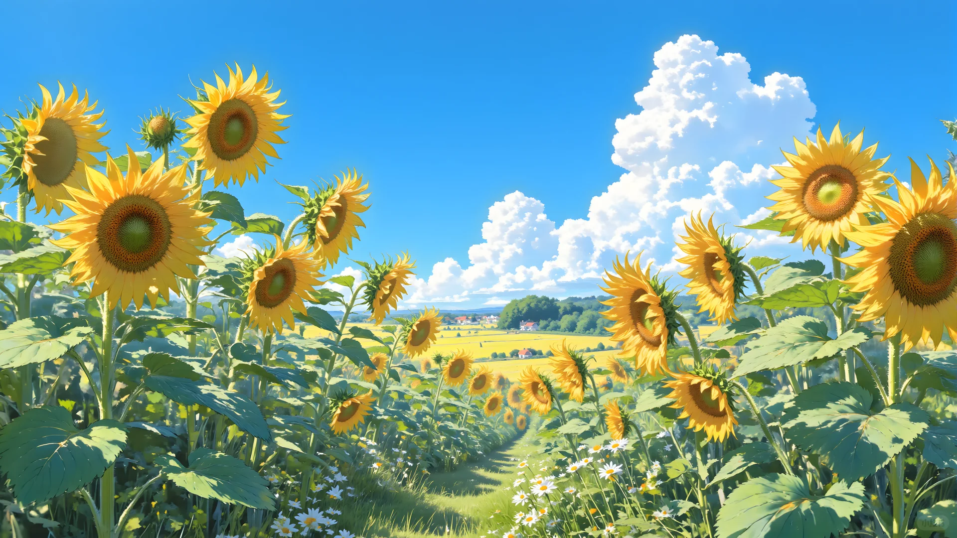 电脑壁纸 029-山野日出