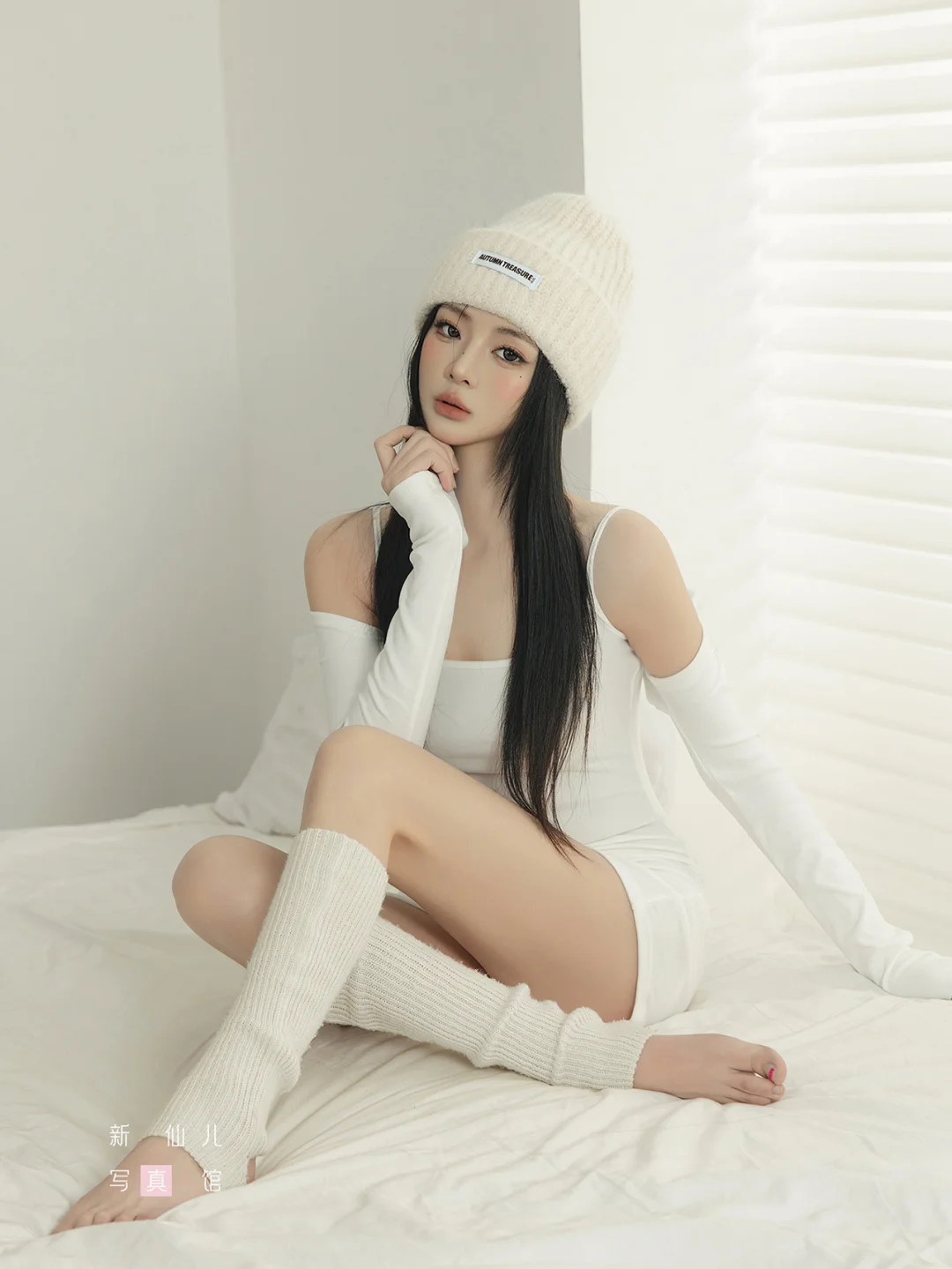 韩式居家纯欲少女写真✨纯白氧气感！