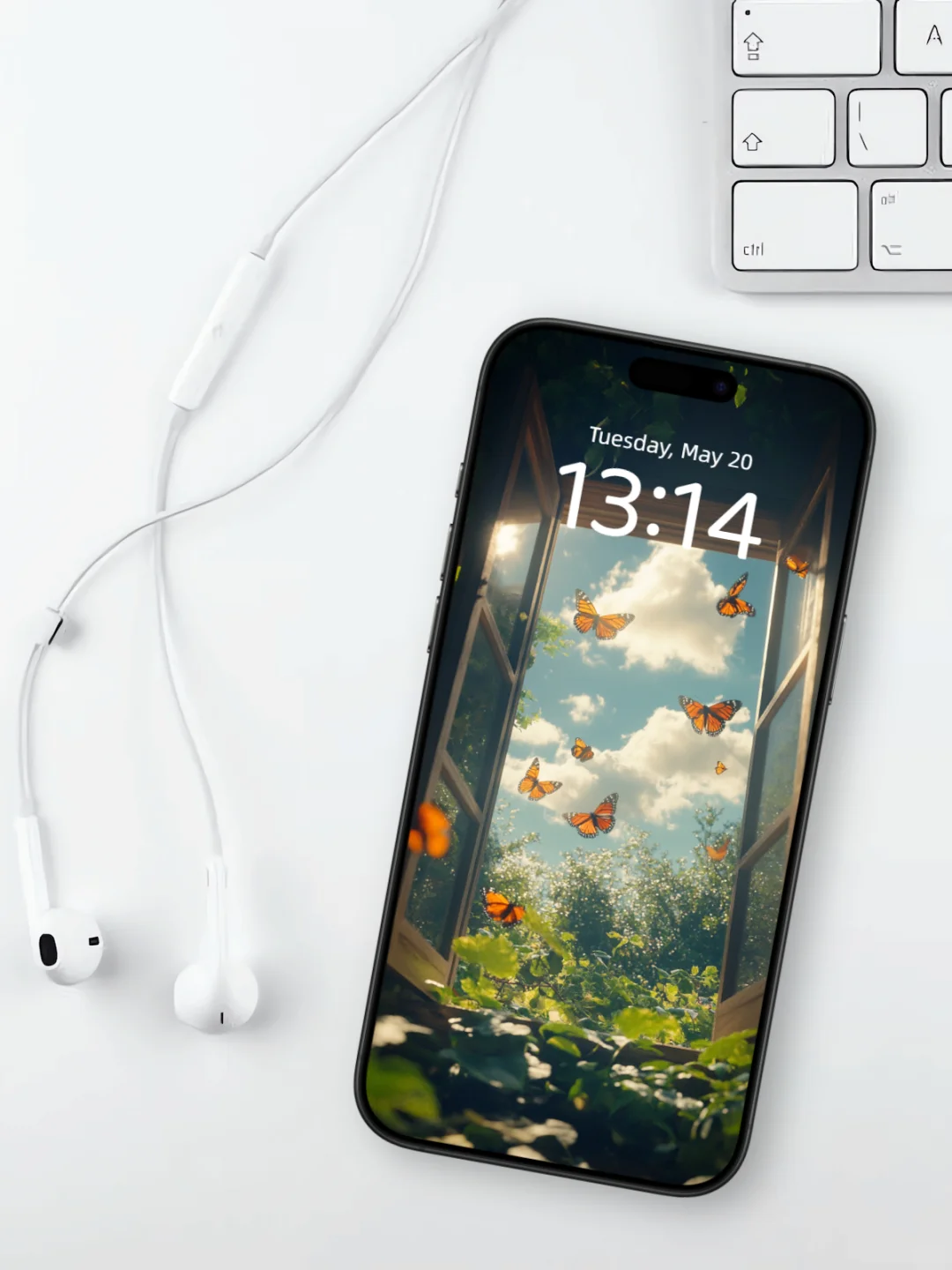 蝴蝶壁纸 l 盛夏的邂逅