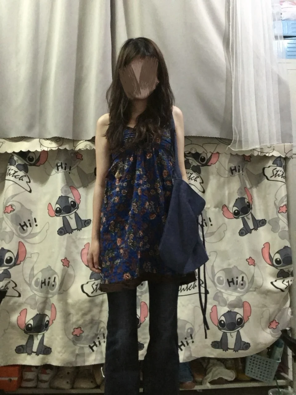 不到30块的上衣这样搭有古早感吗