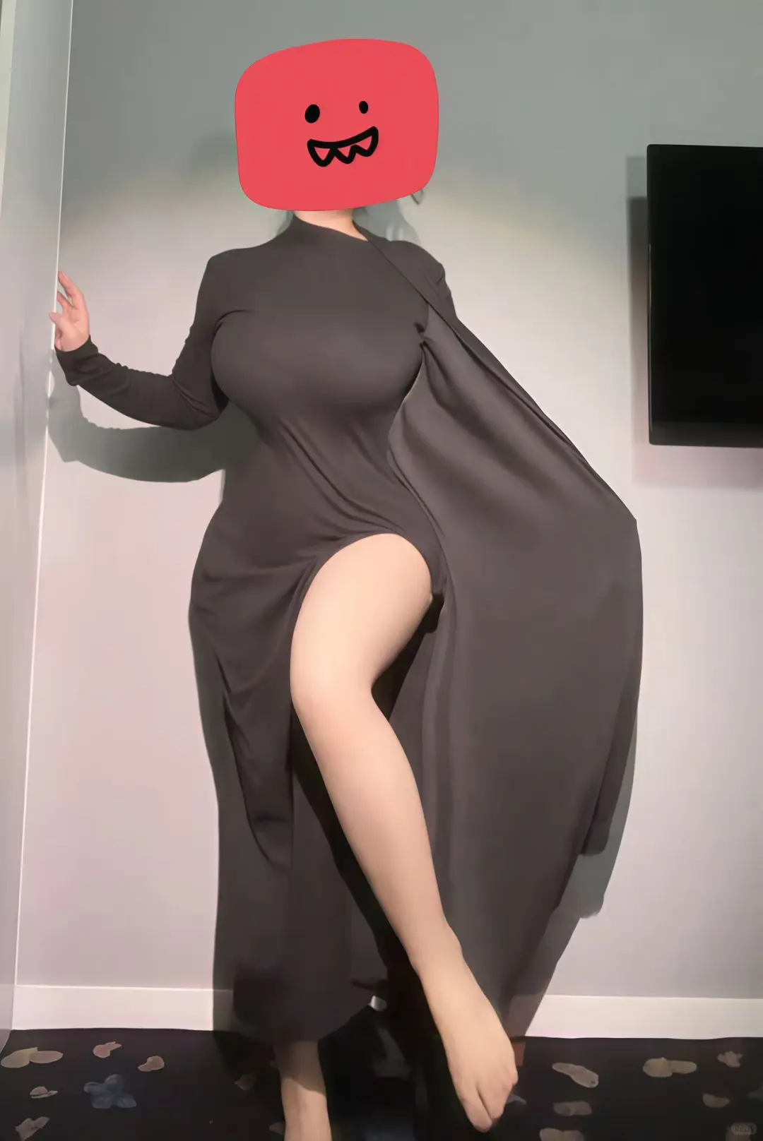 当我拍出了身体的曲线！