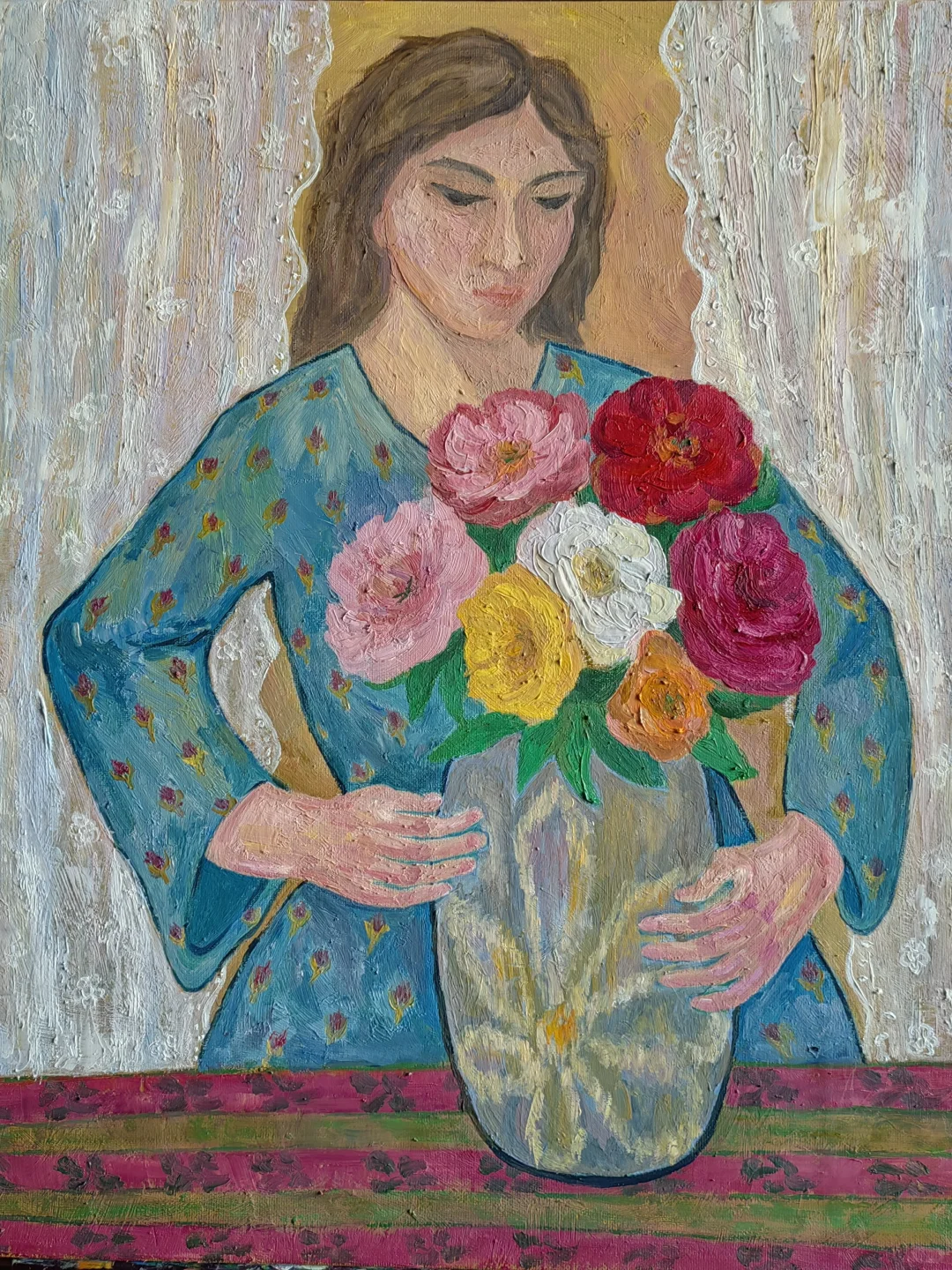 你就是画中人《插花的女人》