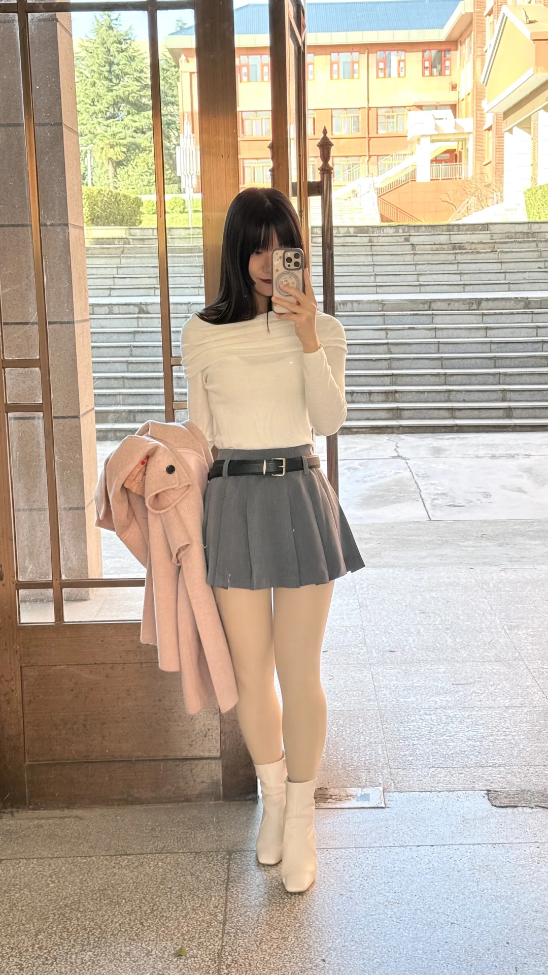 西安👩‍🏫｜短裙肉丝配长长长长长长腿