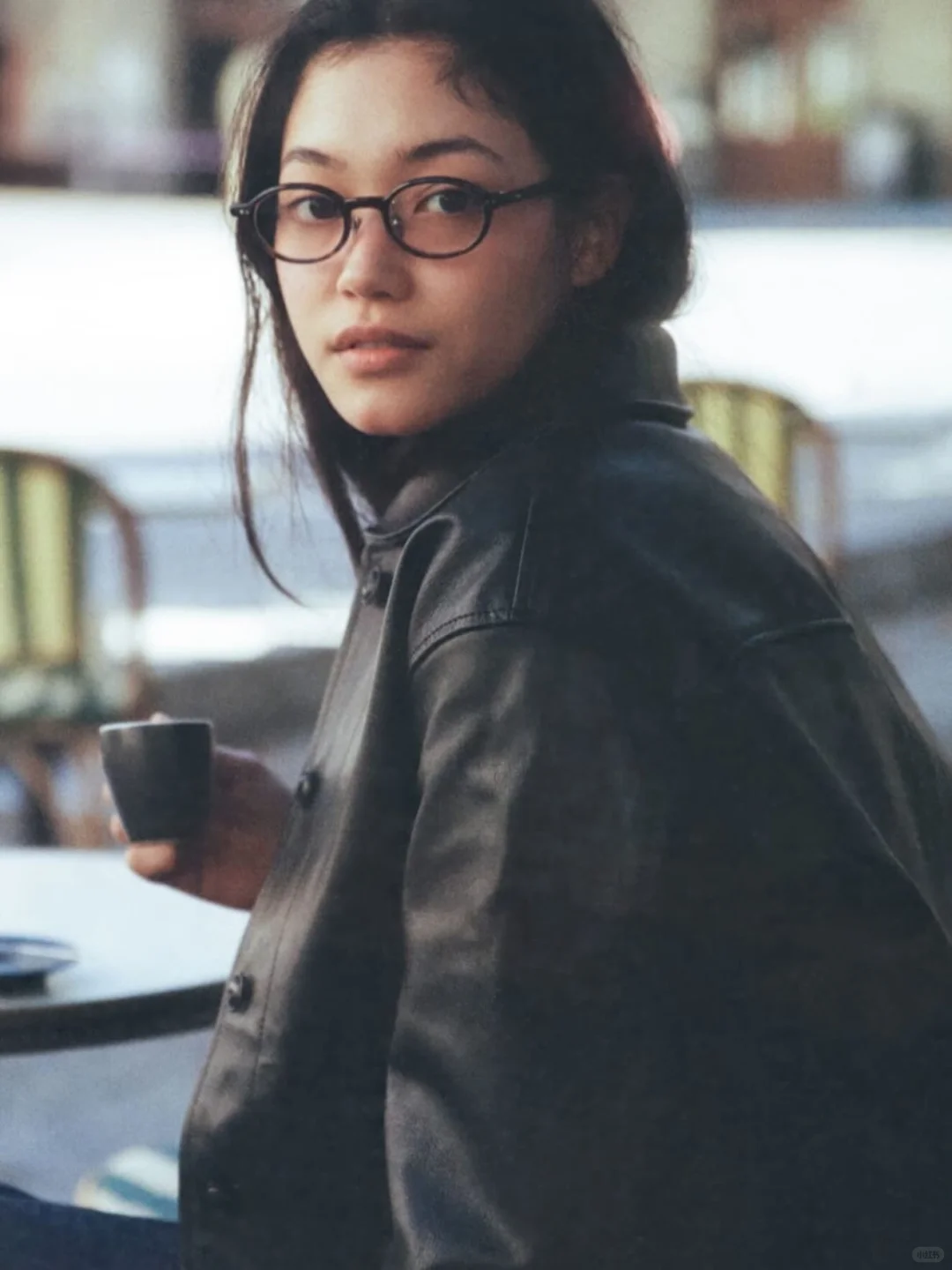 文艺范的法日混血模特美佳